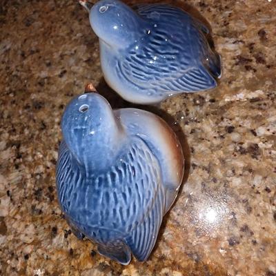 Blue Bird Salt and Pepper set