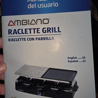 Raclette Grill.