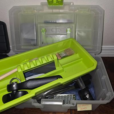 Kitchen Tool Box with cooking utensils