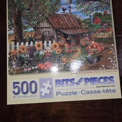 Pair of 500 piece puzzles