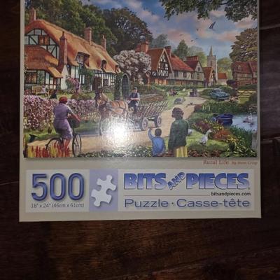 Pair of 500 piece puzzles