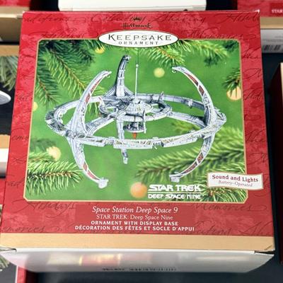 Unopened Vintage Star Trek Boxed Ornaments - Lot of 14