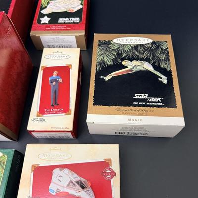 Unopened Vintage Star Trek Boxed Ornaments - Lot of 14