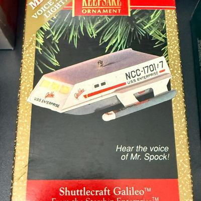 Unopened Vintage Star Trek Boxed Ornaments - Lot of 14