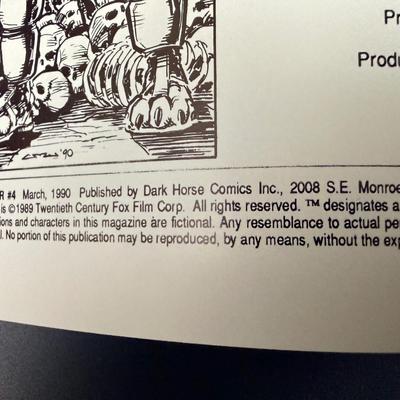 3 Signed Predator Comic Books c1989 & 1990