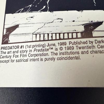 3 Signed Predator Comic Books c1989 & 1990