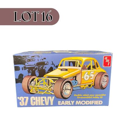-16- 1:25 SCALE | 37 Chevy Early Modified Model Kit | Opened