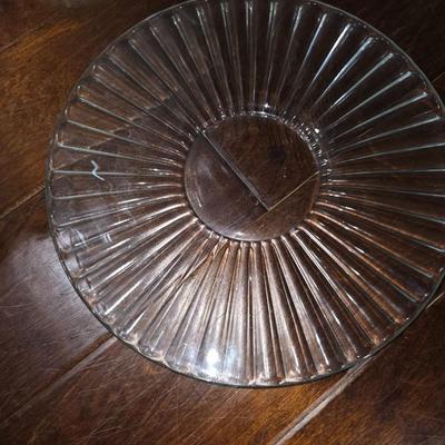 Glass ware platters