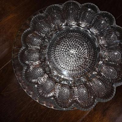 Glass ware platters