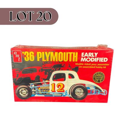 -20- 1:25 SCALE | 36 Plymouth Early Modified Model Kit | Sealed