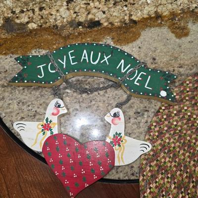 Christmas wooden decor