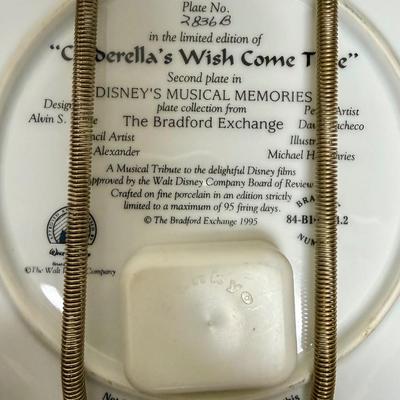 Sale Photo Thumbnail #637: Approx. 7.75” across, small wind-up music box attached plays “ADream is crush Your Heart Makes”.