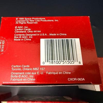 7 - New In Box Ornaments - Robots & GI Joe ++