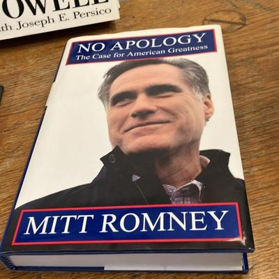 Signed Hardcover Political Memoirs Lot: Iconic Conservative Voices from the 2000s-2010s