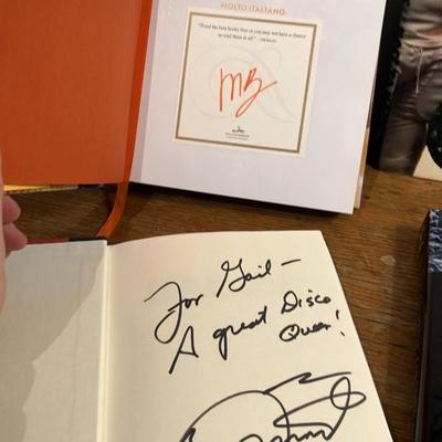 Signed Hardcover Memoirs & Stories Lot: Celebrity Chefs, Athletes, TV Personalities & Hollywood Icon