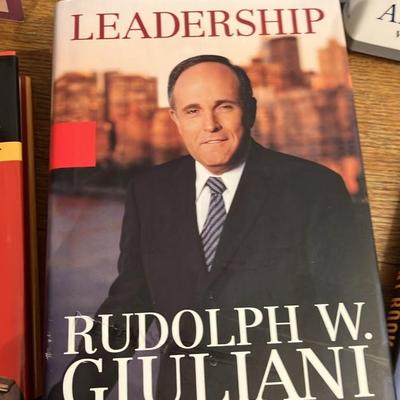 Signed Hardcover Political & Celebrity Memoirs Lot: Trump Family, Giuliani, Specter & Glenn Beck Classics