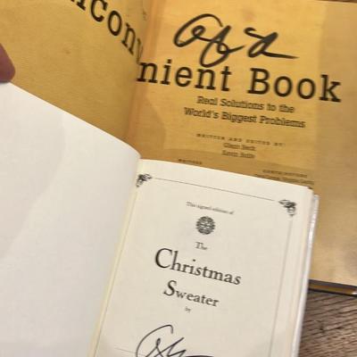 Signed Hardcover Conservative Political Memoirs Lot: Beck, O'Reilly, Rove, Graham & More