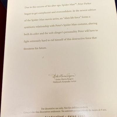 3 Unopened Spider-Man Ornaments