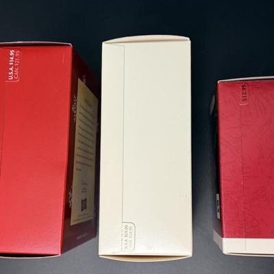 3 Unopened Spider-Man Ornaments