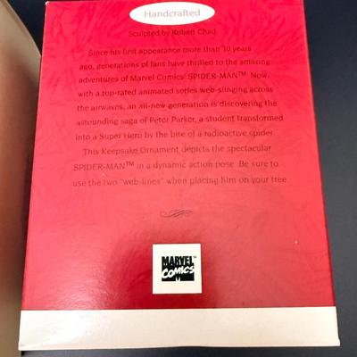 3 Unopened Spider-Man Ornaments