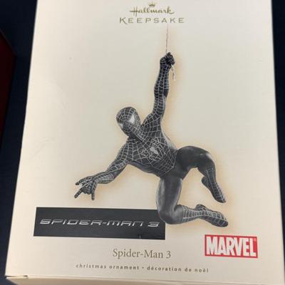 3 Unopened Spider-Man Ornaments