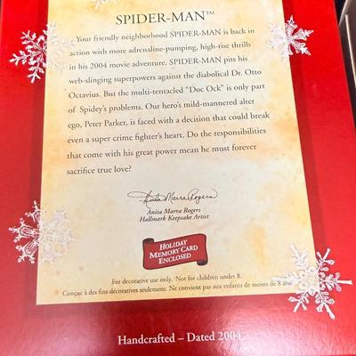 3 Unopened Spider-Man Ornaments