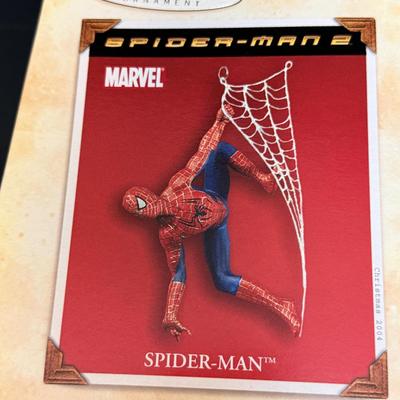 3 Unopened Spider-Man Ornaments
