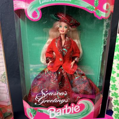 5 In Box Unopened Barbie Dolls