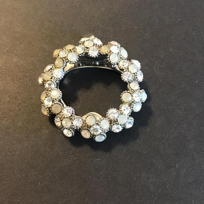 Sale Photo Thumbnail #48: Beautiful reliance multi color rhinestone scarf clip /pendant please see attached photos