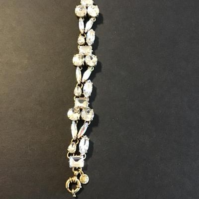 Sale Photo Thumbnail #64: Gorgeous j crew bracelet with large rhinestones Please see attached photos