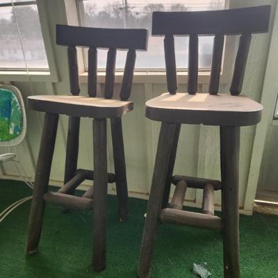Wooden stools