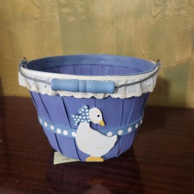 Blue basket