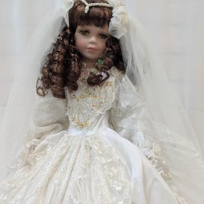 Porcelain Bride Doll From The J. Misa Collection