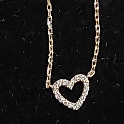 New! 14kt Gold Overlay Necklace Swarovski Crystal