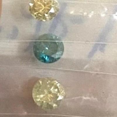 MIXED LOT OF 6 NATURAL EARTH MINED FANCY LOOSE DIAMONDS 0.52 CARATS 2.48-2.98mms