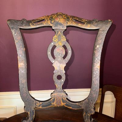 Hitchcock Chair with Original Paint and Caning