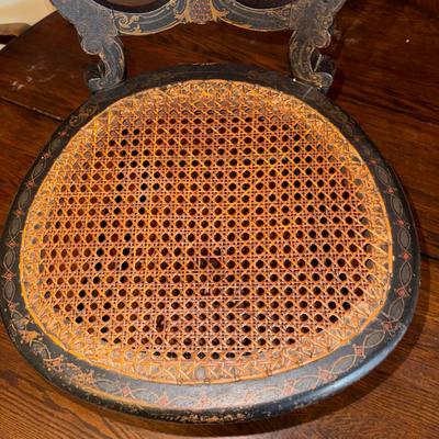 Hitchcock Chair with Original Paint and Caning