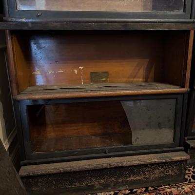 Wernicke Company 4 Unit Barrister Bookcase As Found