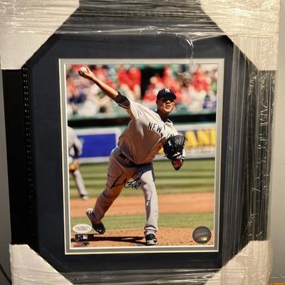 Framed Ivan Nova Autographed 8x10 Photo - JSA Authenticated - Yankees Pitcher