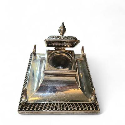 Sterling single inkwell 1919