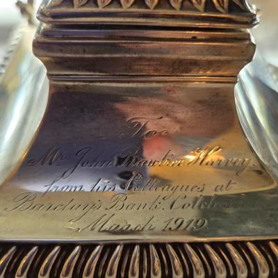 Sterling single inkwell 1919