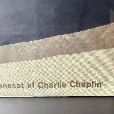 Charlie Chaplain Norwegian Film Poster c1940