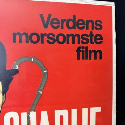 Charlie Chaplain Norwegian Film Poster c1940