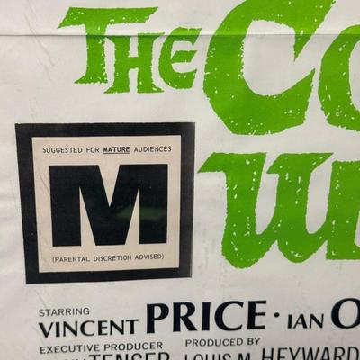 The Conqueror Worm Vintage Movie Poster c1968