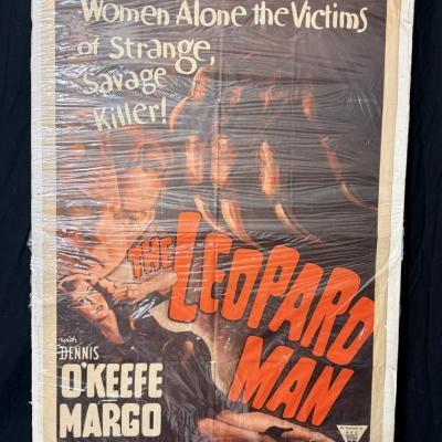 Vintage Movie Poster - c1952 The Leopard Man