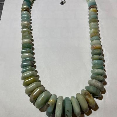 Jay King (DTR) Sterling Silver New Never Used Southwest Style Chunky Bead 18"-20" Adjustable Necklace Preowned from an Estate.