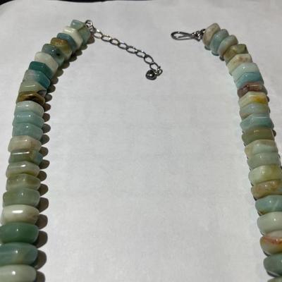Jay King (DTR) Sterling Silver New Never Used Southwest Style Chunky Bead 18"-20" Adjustable Necklace Preowned from an Estate.