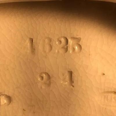 Antique Early 1900's Scarce Austrian Turn-Teplitz Amphora Porcelain Lady with Basket Statue 16.5" Tall #4623 in VG Condition as...