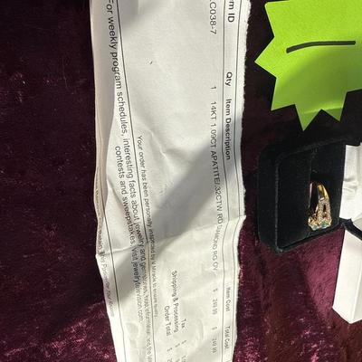 1-14K Stamped Ring-see paperwork