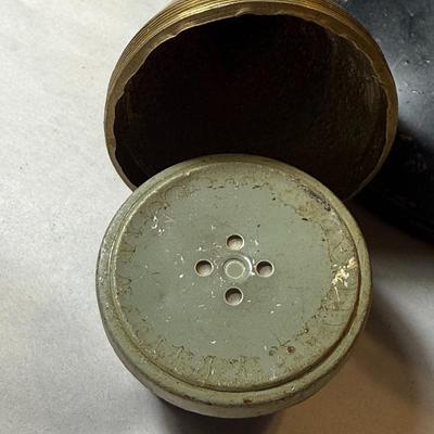 Antique 1919 Era Black & Brass Rotary Style Candlestick Phone Preowned from an Estate as Pictured.